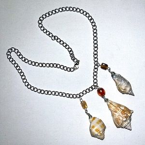 Handmade Gulf of Mexico Miniature Sea Shell Necklace Mermaid Vacation Travel